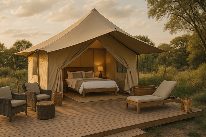 Cắm trại sang trọng